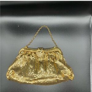 Whiting and Davis gold mesh bag